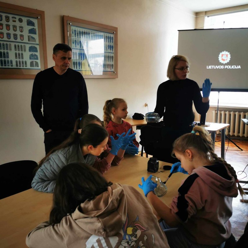 Išvyka į policijos komisariatą